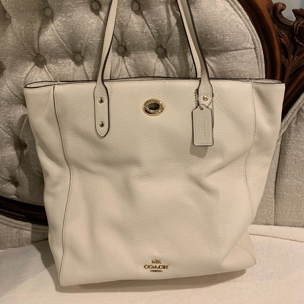 Creamy off white Coach Bag